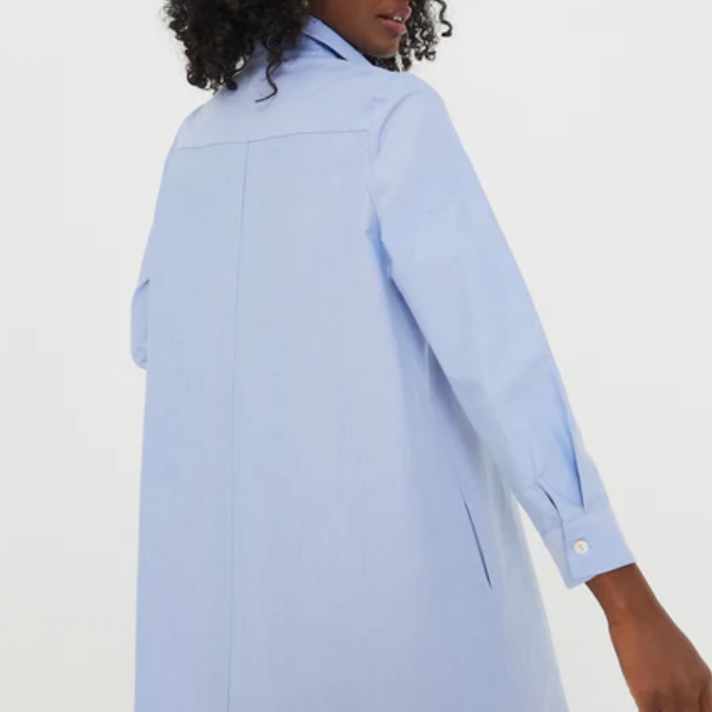 POMANDER PLACE Chambray Harris Shirt Dress - Picture 3 of 6